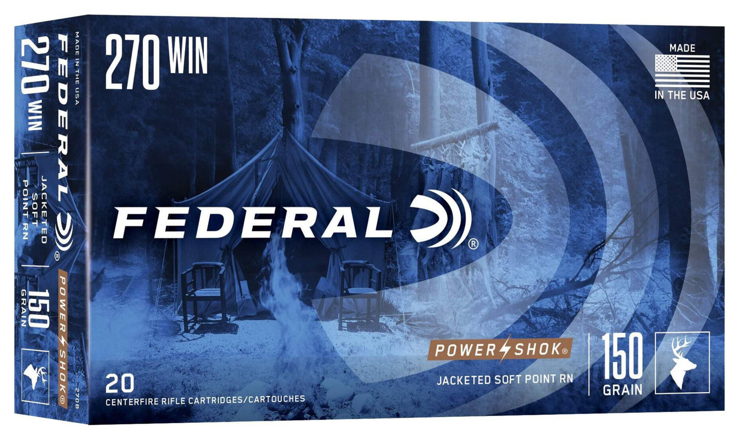 FEDERAL .270 REM Power Shok 150GR
