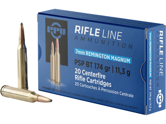 PPU 7MM REM MAG 174GR
